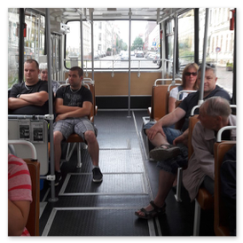 Sonderfahrt mit dem Ikarus 260 der Chemnitzer Vereinsfreunde
