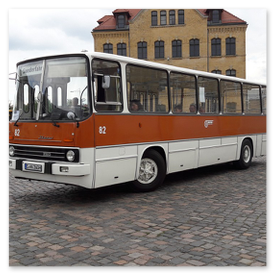 Sonderfahrt mit dem Ikarus 260 der Chemnitzer Vereinsfreunde