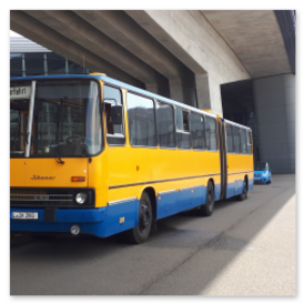 IKARUS 280.02 (Wagen 208) auf Sonderfahrt im Leipziger Norden