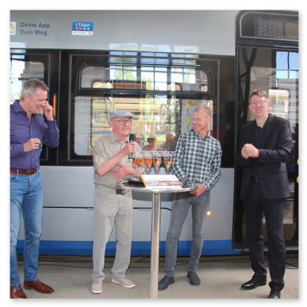 Taufe „Straßenbahnmuseum - Gerhard Wirthgen“