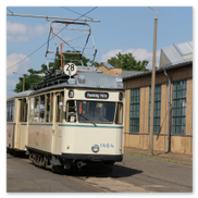 Typ 22s | Triebwagen 1464 mit Typ 66 | Bauart BE 70 | Beiwagen 830